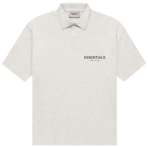 Fear of God Essentials Mens XL Short Sleeve Polo Shirt White